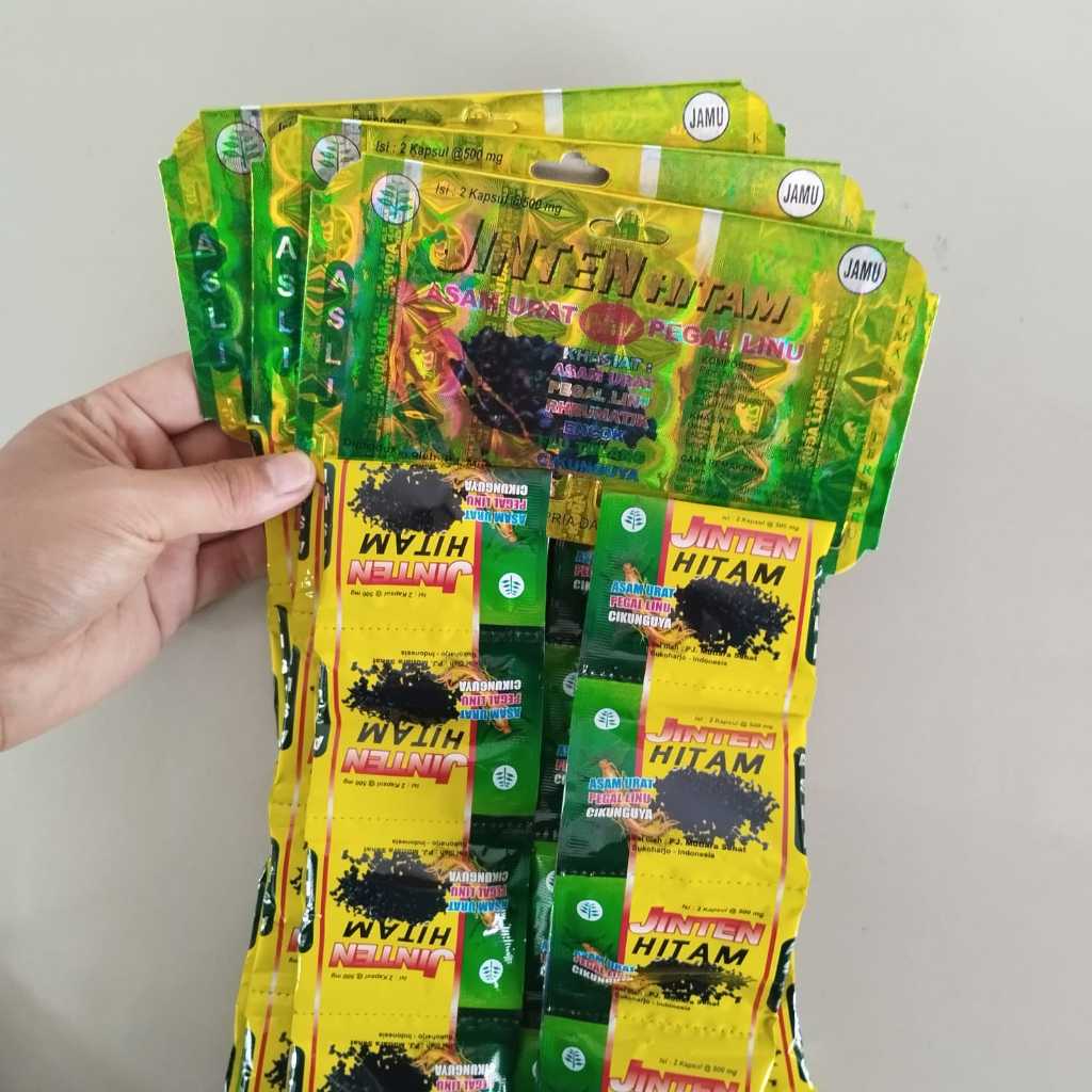 Kapsul Jinten Hitam Untuk Asam Urat Dan Pegal Linu