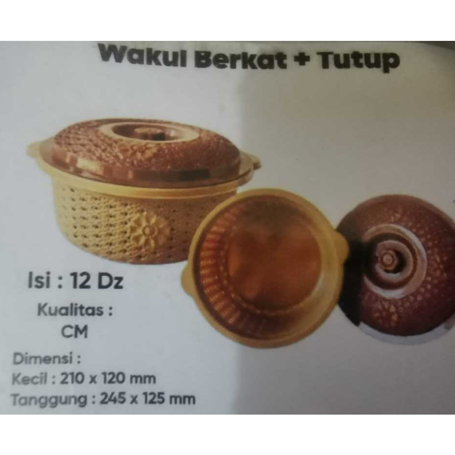 (Paket 12pcs) Wakul Hajatan / Wakul Tutup Moca / Wakul Berkat