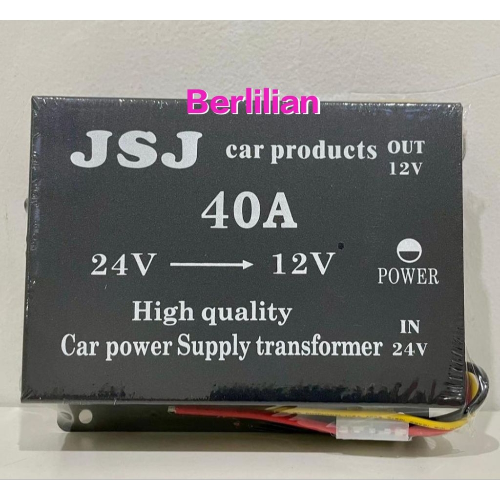 Step Down DC 24 Volt ke 12 Volt 40A JSJ / Converter 40 Amper DC 24V to DC 12V