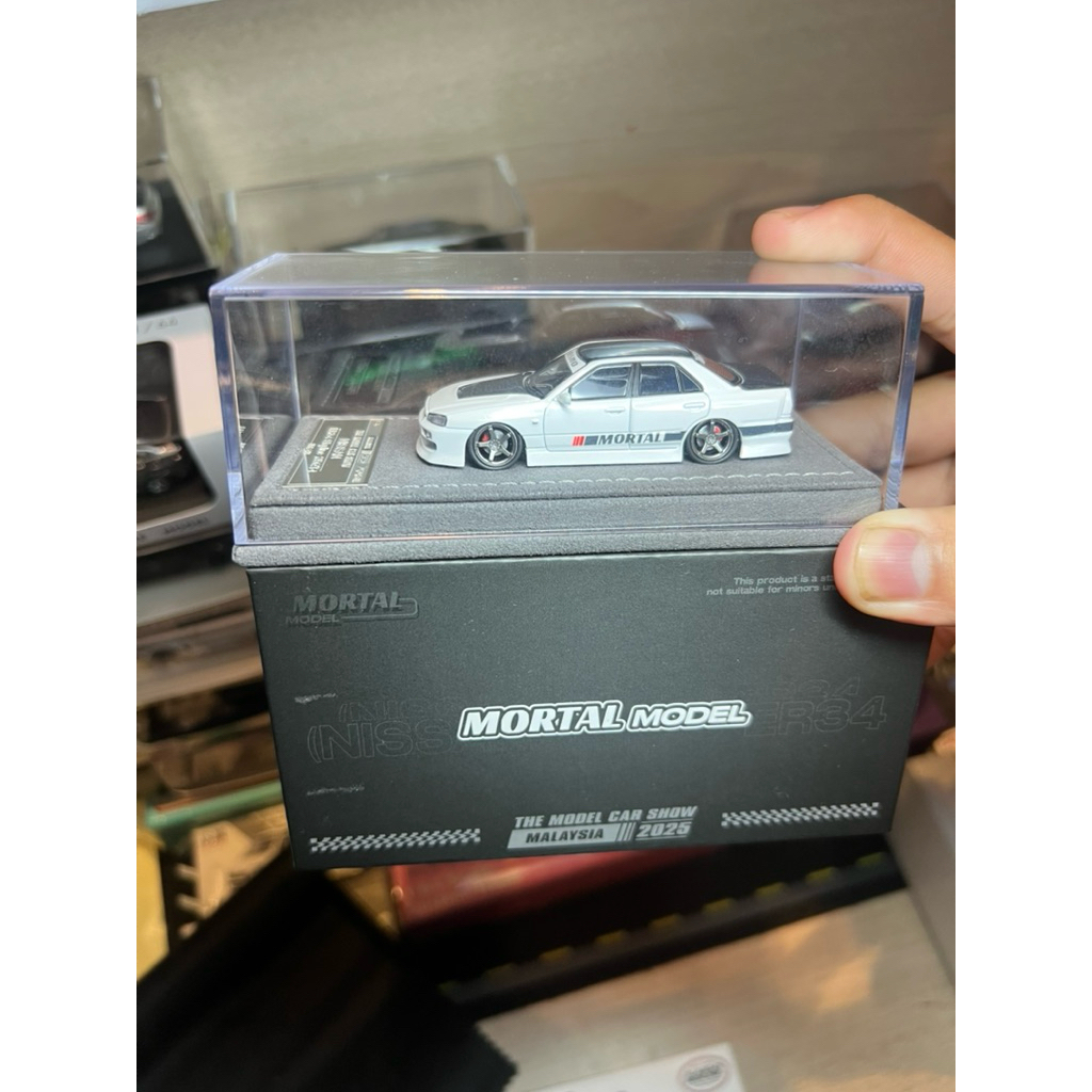 Mortal Tmcs Nissan er34 Uras White Carbon