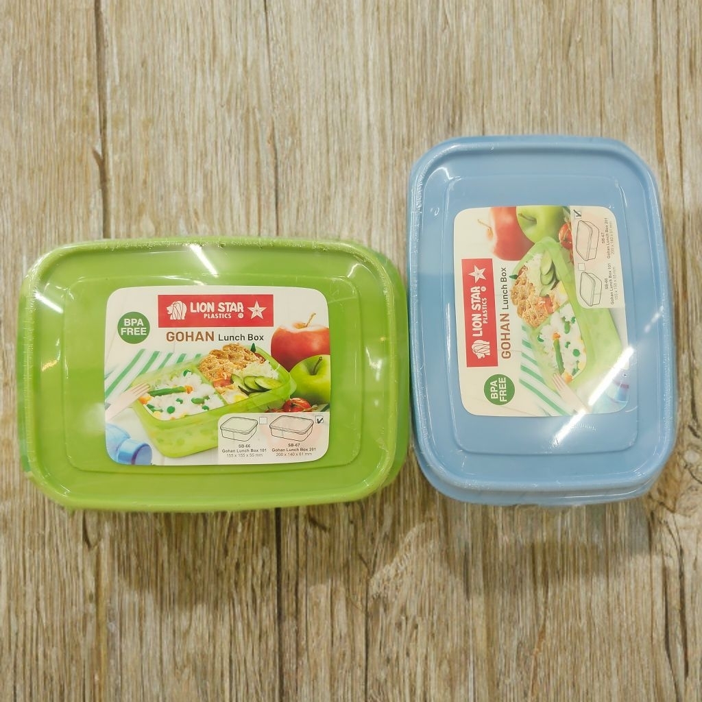 LUNCH BOX / KOTAK MAKAN GOHAN 201 SB67 LION STAR 590633