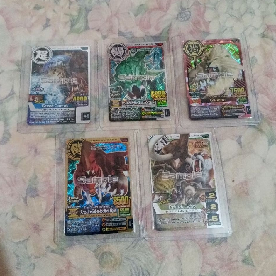 kartu animal kaiser evo 1 sample fullset original