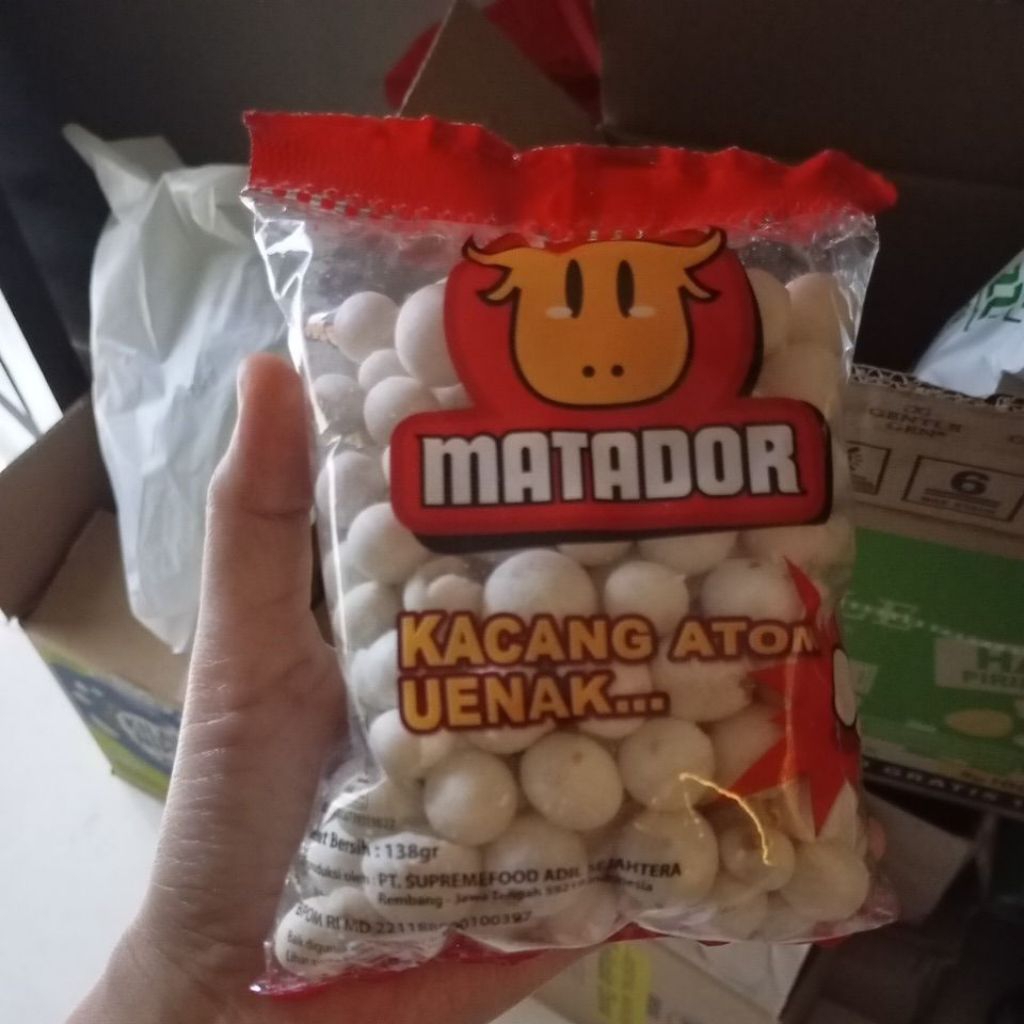 kacang atom matador