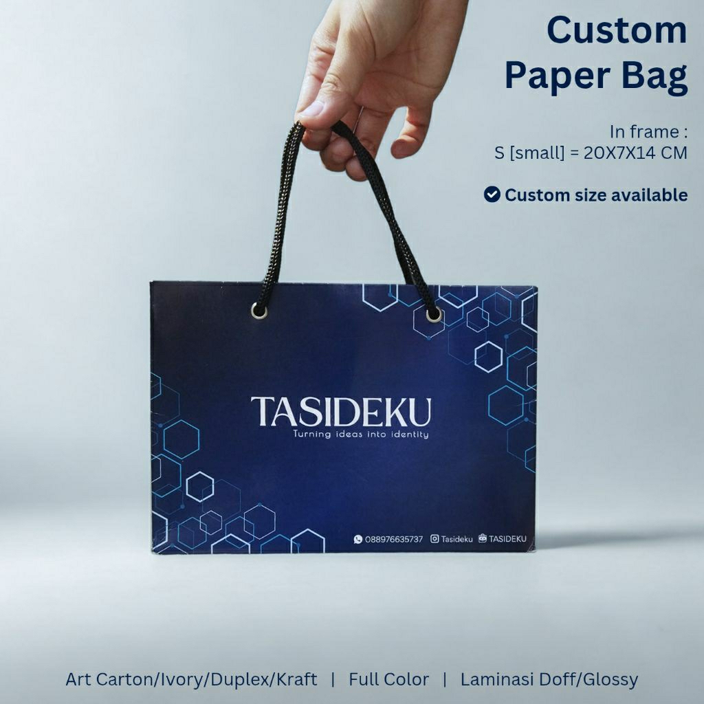 Paper Bag Custom Design Full Color Packaging Gift Hampers