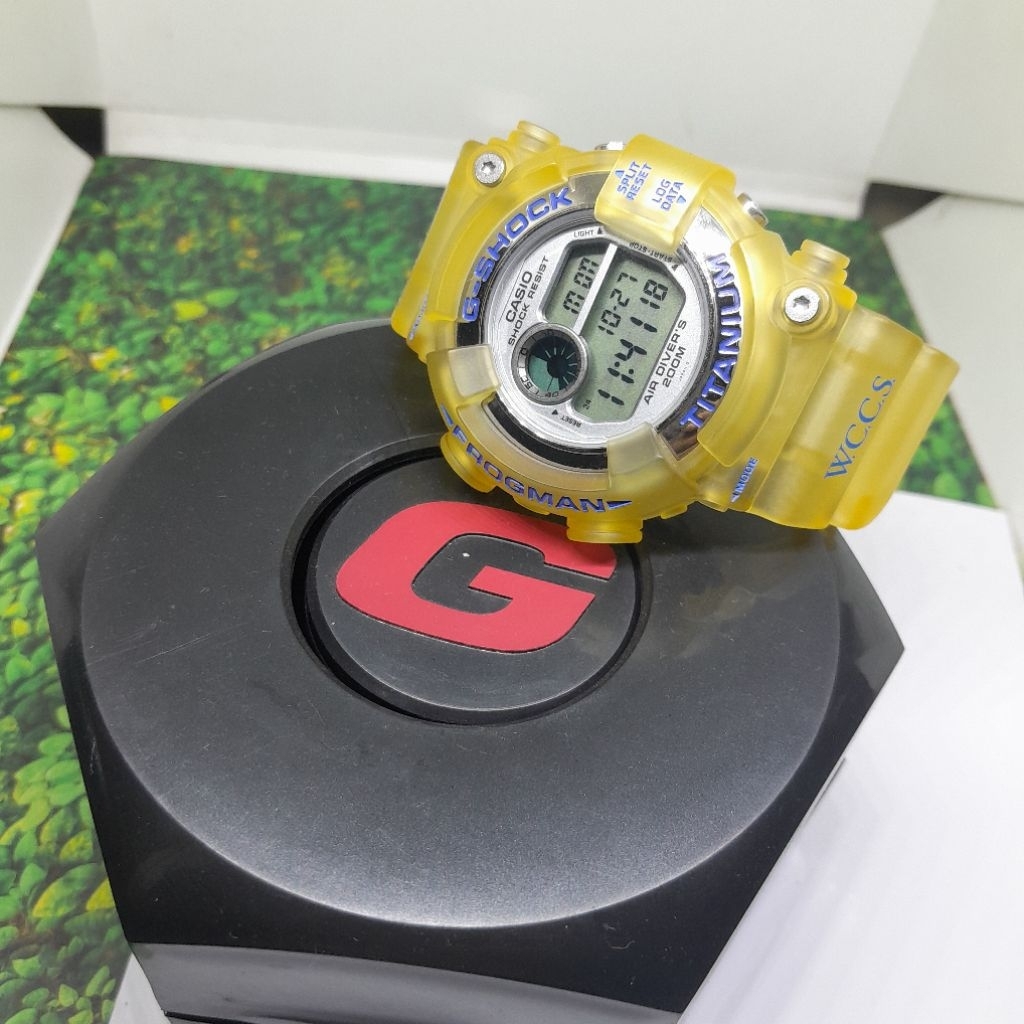 Jam tangan pria original Casio G Shock Frogman DW 8201WC WCCS Triple manta Clarum