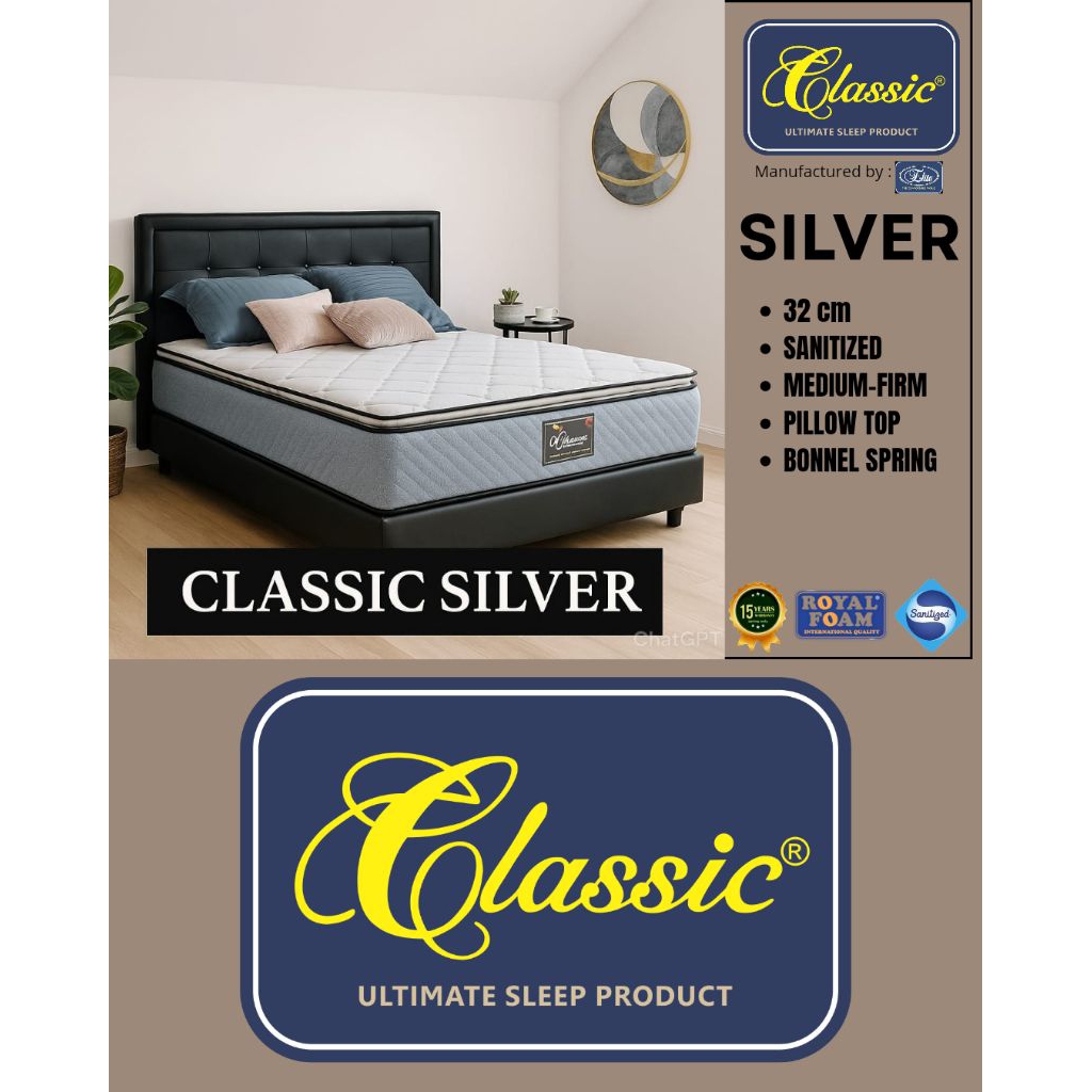 Springbed Classic Silver
