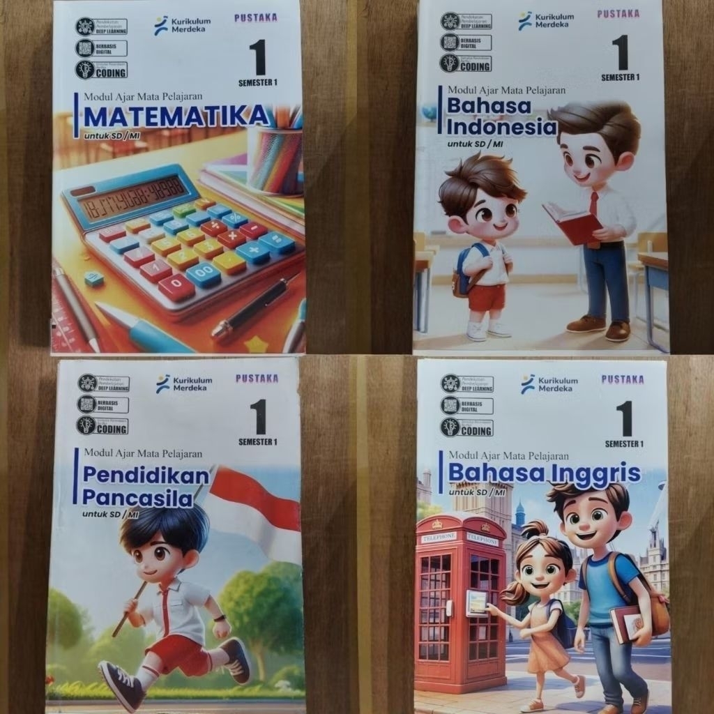 [LKS Pustaka] Kurikulum Merdeka SD/MI Kelas 1 Semester 1