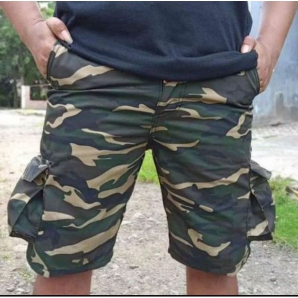 Celana Cargo Loreng Pria Original - Doreng TNI ABRI PDL Army Tactical Outdoor