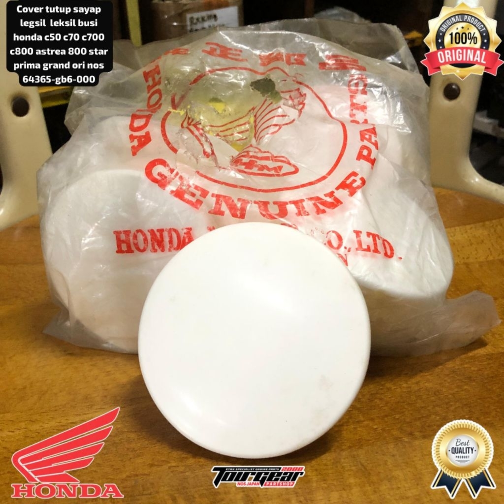 COVER TUTUP SAYAP LEGSIL BUSI HONDA C50 C70 C700 C800 ASTREA 800 STAR PRIMA GRAND ORIGINAL NOS 64365