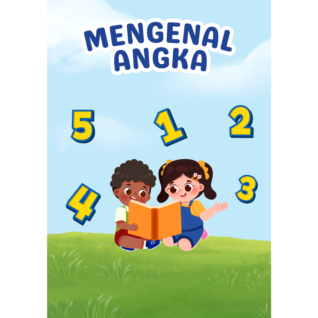 Printable Worksheet Lembar Kerja Anak 4-6 Tahun Mengenal Angka Mainan Edukatif Anak PDF