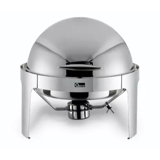 Oxone Serving Dish Round OX-717 RO Horeca Stainless Steel Hotel Series Chaffing Dish / Prasmanan Sta