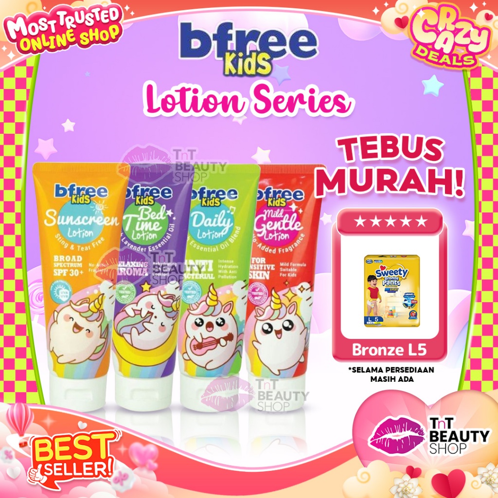 BFREE Kids Lotion - Bfree Kids Sunscreen Lotion 100ml | TnT Beauty Shop
