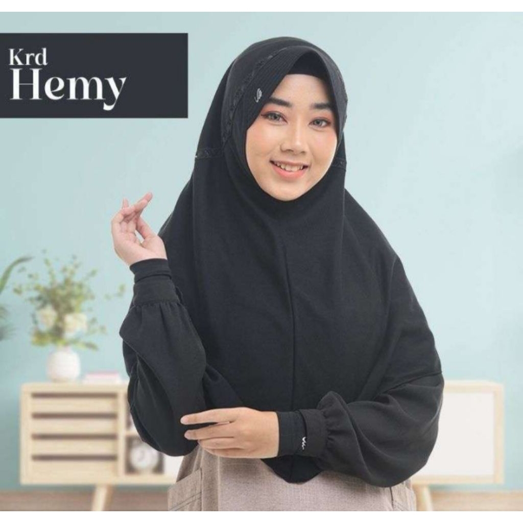 Jilbab Rabbani Ori Krd Hemy Hitam