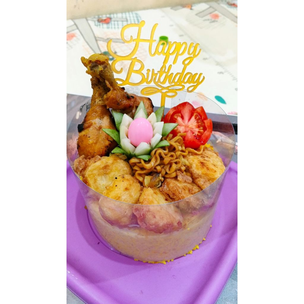 Tart Nasi Kuning/ Hampers Nasi Kuning/ Tumpeng Nasi Kuning Murah