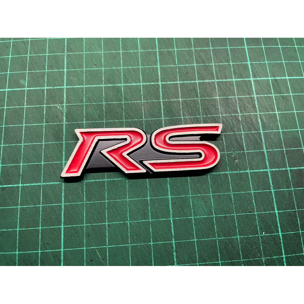 Emblem RS buat belakang vitz yaris