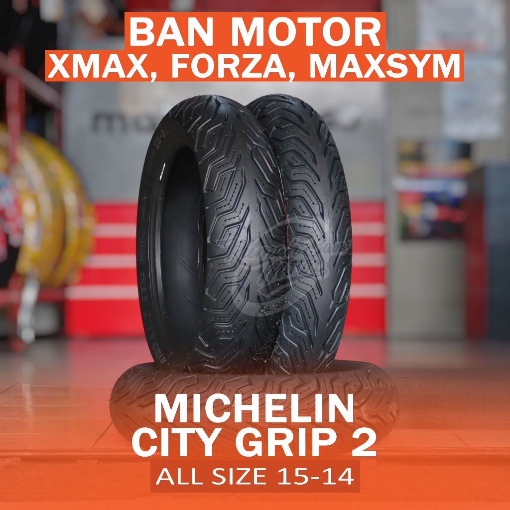MICHELIN CITY GRIP 2 120/70-15 140/70-14 & 150/70-14 BAN YAMAHA XMAX 250, DLL