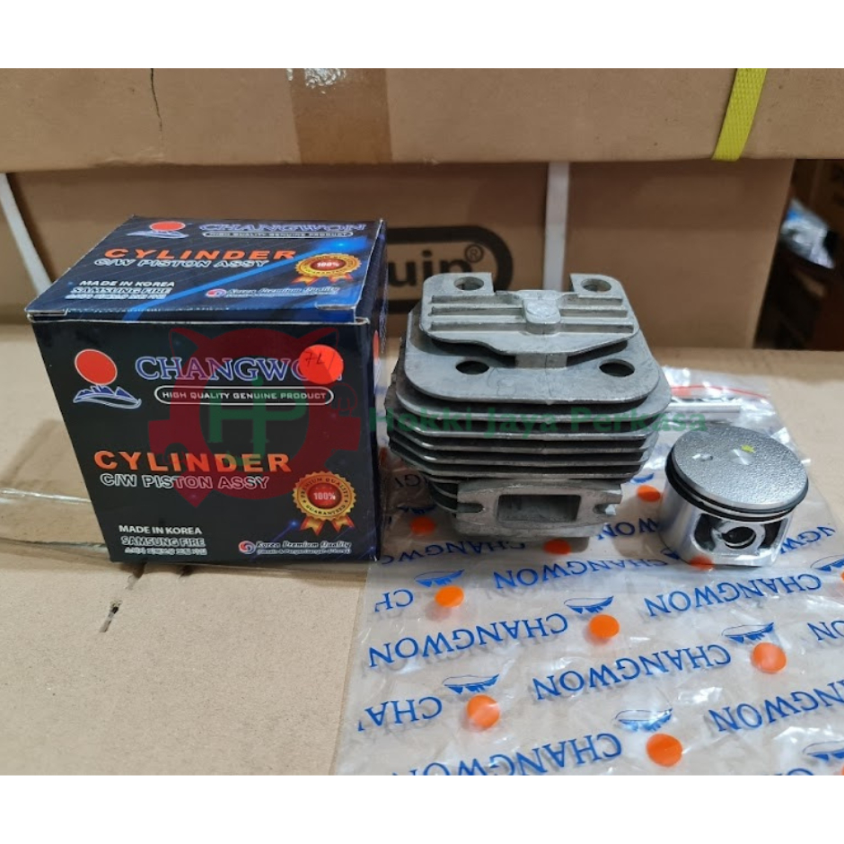 CHANGWON Cylinder Block Chainsaw 5800 46MM dengan BONUS BUSI