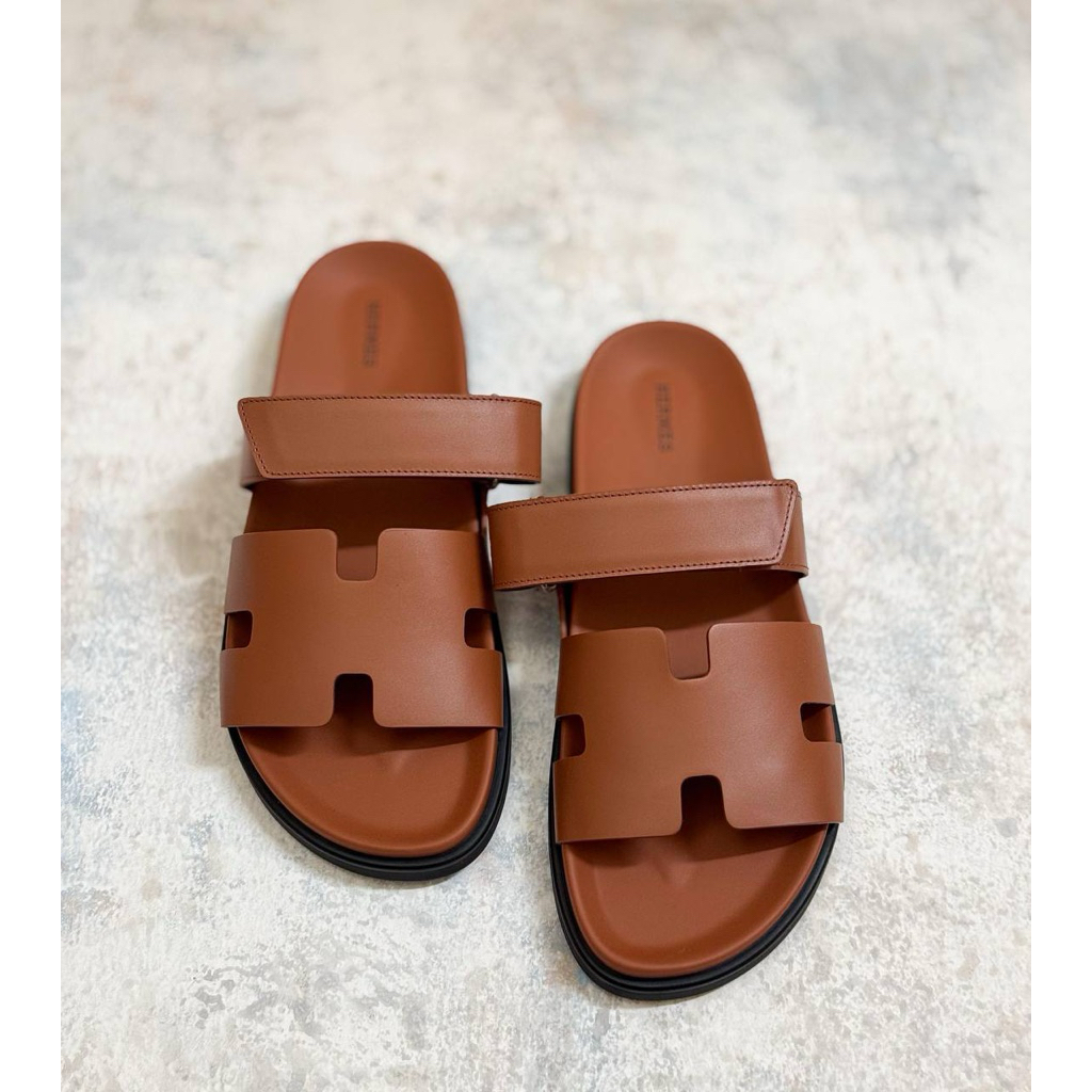 H CHYPRE SANDAL MARRON DORE