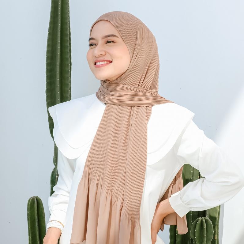 Lozy Hijab - Bawal Pleats Shawl ( Pashmina Plisket )