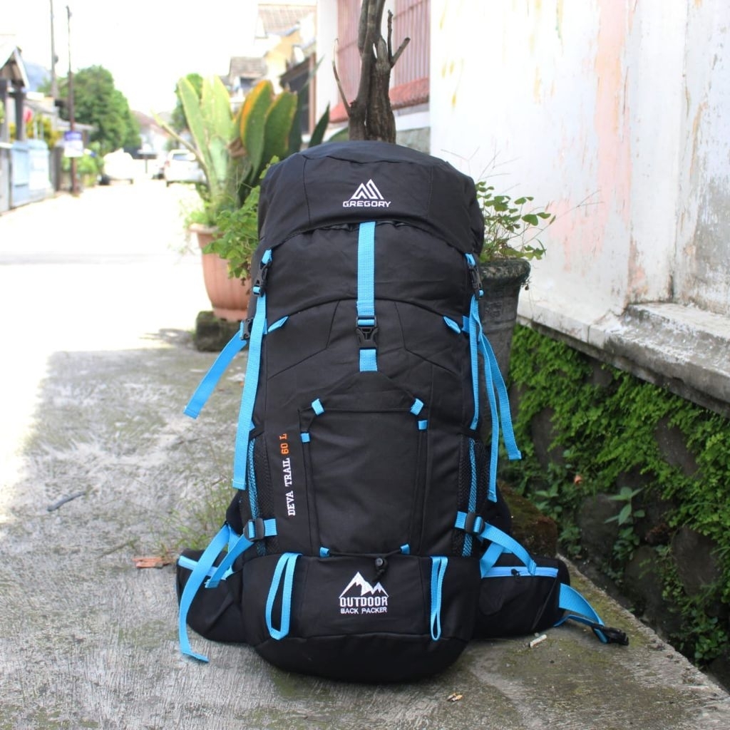 Tas Carrier Gregory 60L – Tas Gunung Cordura Anti Air  Gregory Backpack Carrier 60L – Hiking, Travel