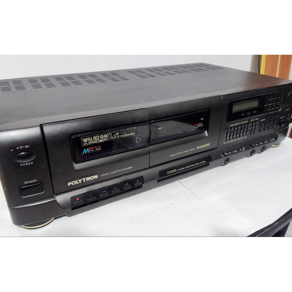 Radio Tape deck POLYTRON DAT BIG BAND amplifier kaset gitar karaoke bass bkn compo ddr3 ddr2 g41 cor
