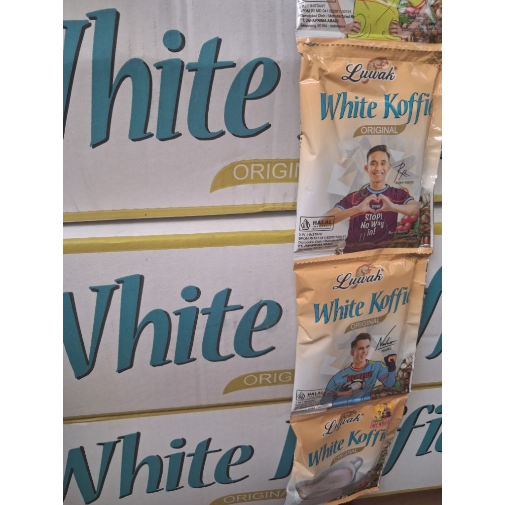Kopi Luwak White koffie 1 Dus isi 12 renteng