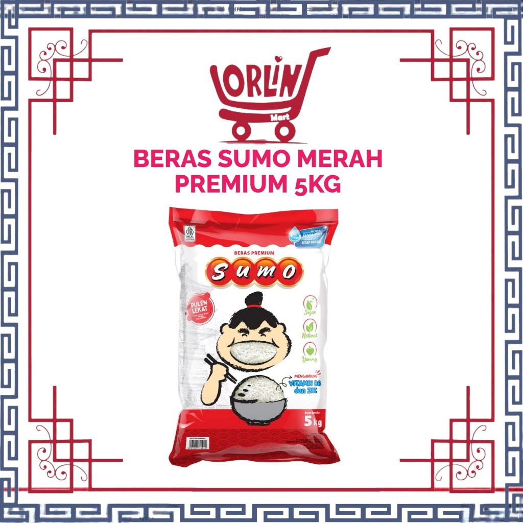 BERAS SUMO MERAH PREMIUM 5KG/BERAS/SUMO MERAH