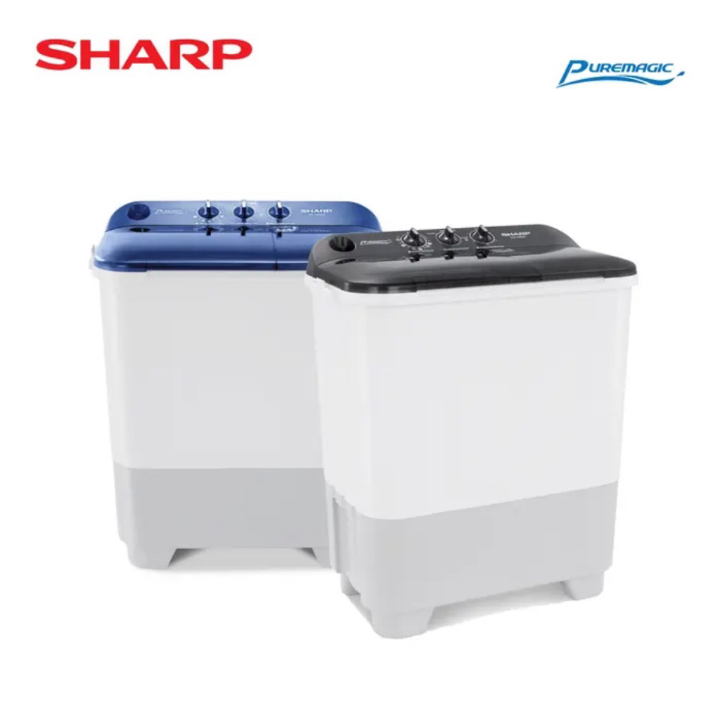 MESIN CUCI SHARP DUA TABUNG 9KG/ 6KG - MESIN CUCI SHARP 6KG DUA TABUNG - SHARP MESIN CUCI DUA TABUNG