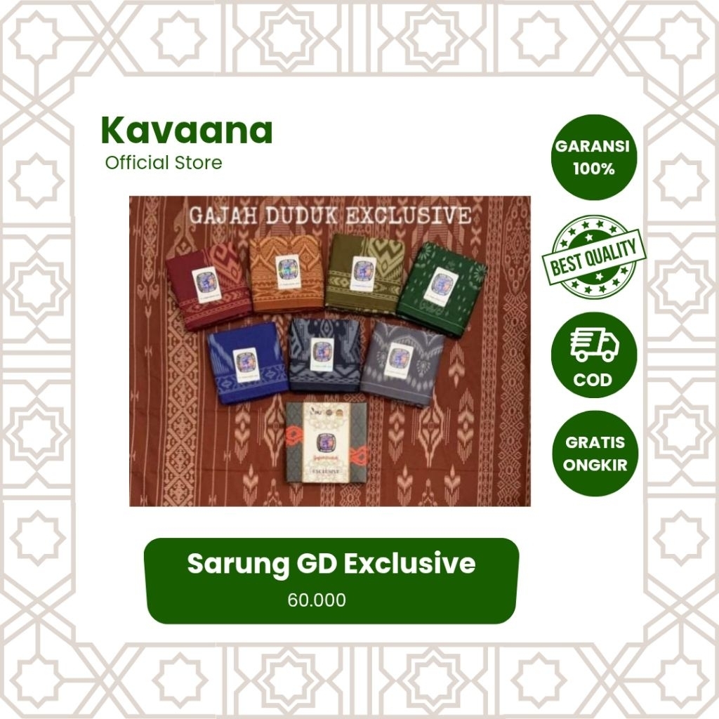 Sarung Gajah Duduk Exclusive