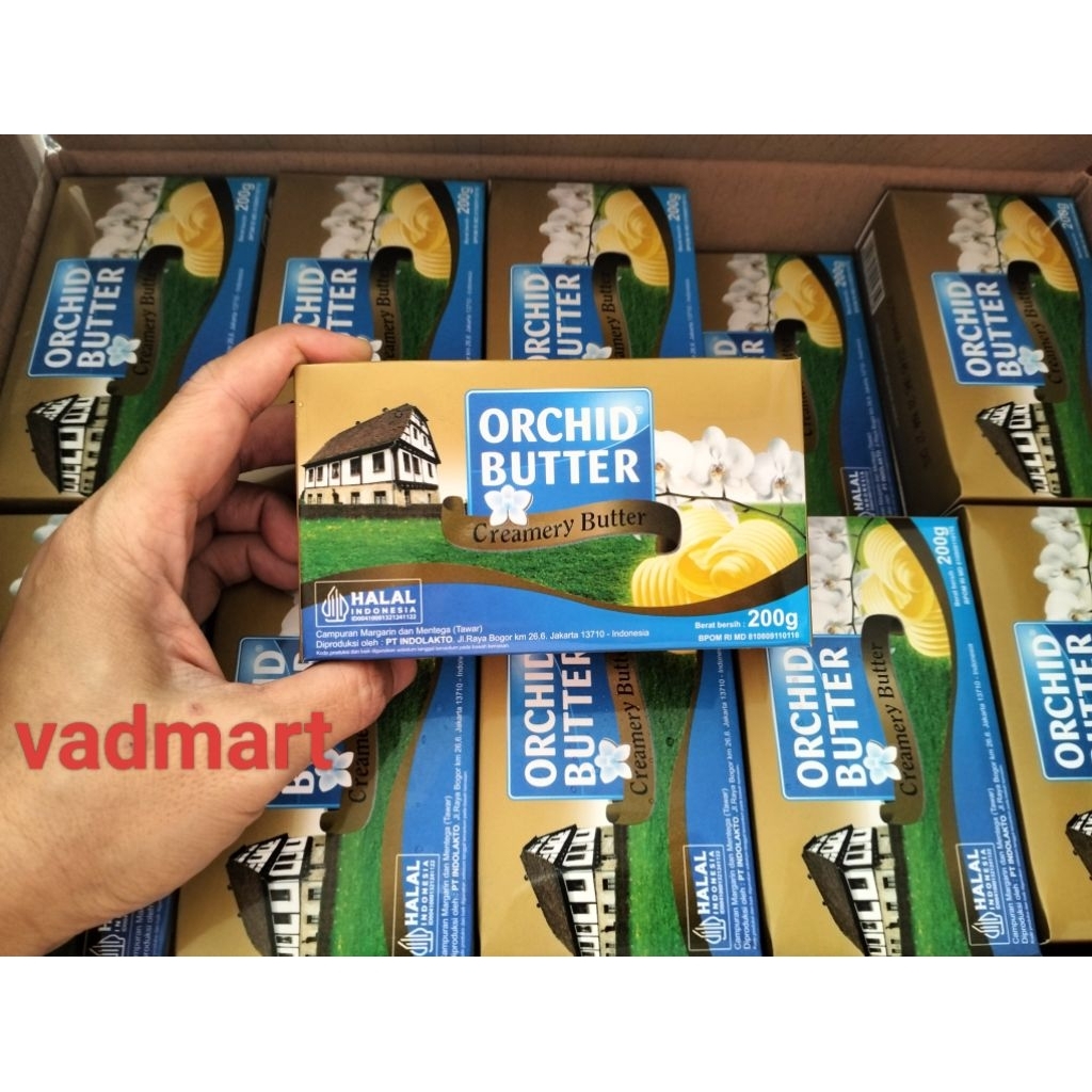orchid butter unsalted 200 gram
