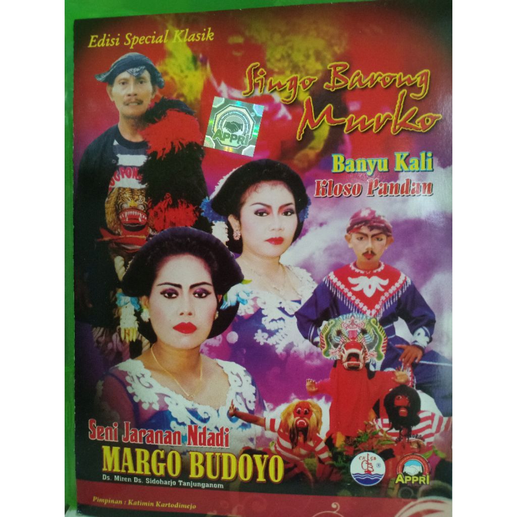 VCD JARANAN MARGO BUDOYO SINGO BARONG MURKO
