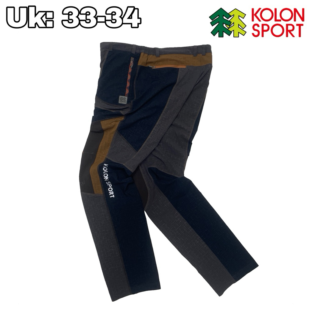 CG18 Celana Panjang Outdoor Kolon Sport Olahraga 33-34 Long Pants Sport Quickdry Hiking Pendaki Gunu
