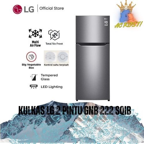 KULKAS LG 2 PINTU GN-B222SQIB