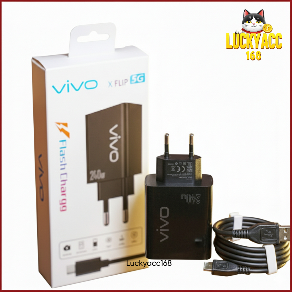 Charger Vivo 5G Flash Charge 240W Fast Charging