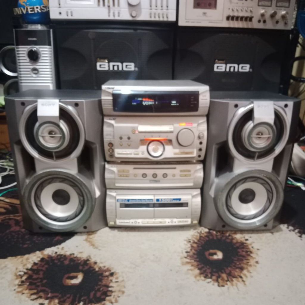 BIG COMPO SONY MHC V5500 JADUL CLASIC ELEGANT MEWAH SUPER BASS