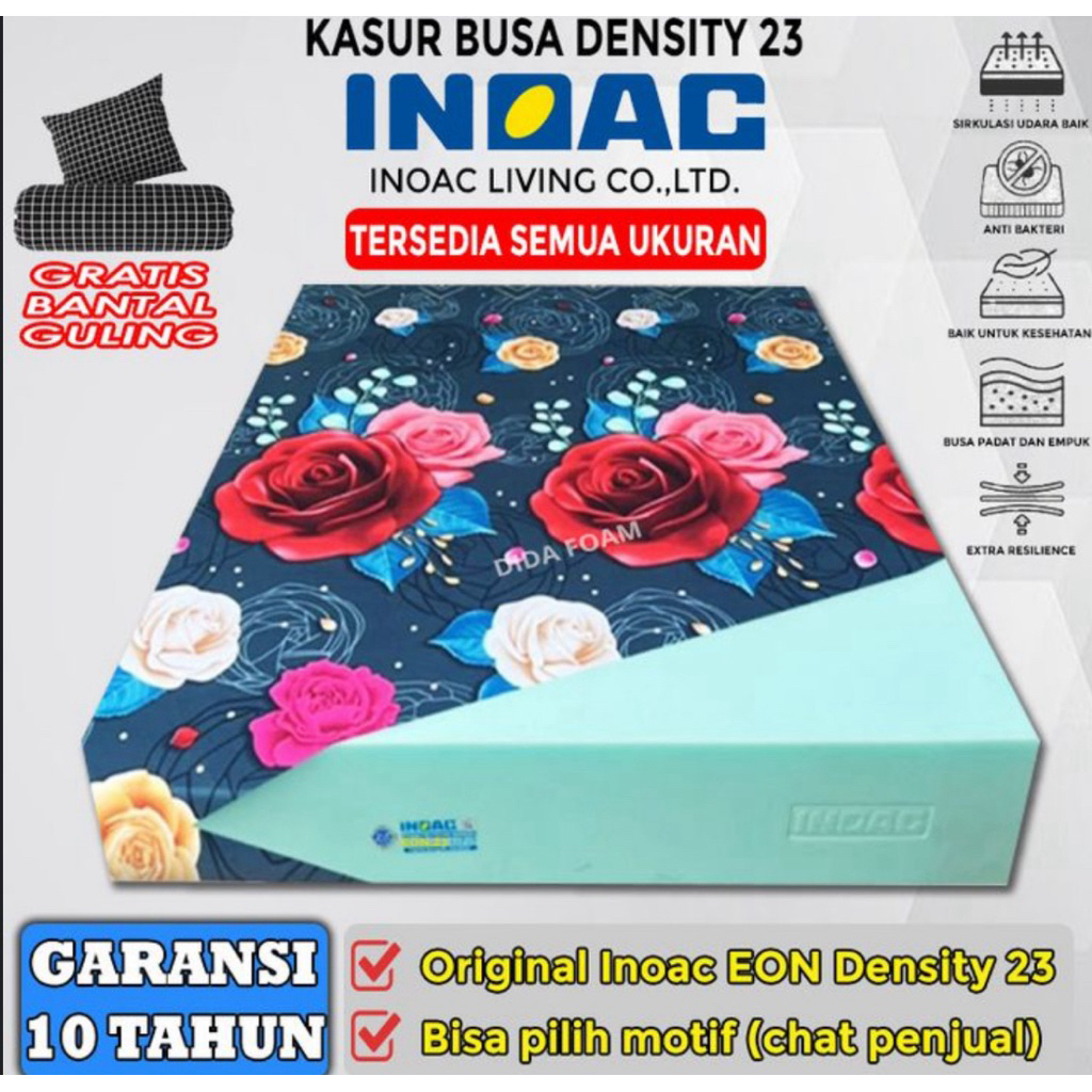kasur busa inoac D23 ukuran 160x200x30cm