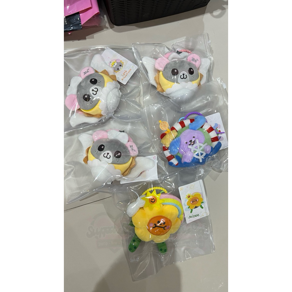 GMMTV AVOCEAN LOOKKHUNNOO GUINZLY GEMINIFOURTH JIMMYSEA JOSSGAWIN Merch Official Doll Keychain Dollk