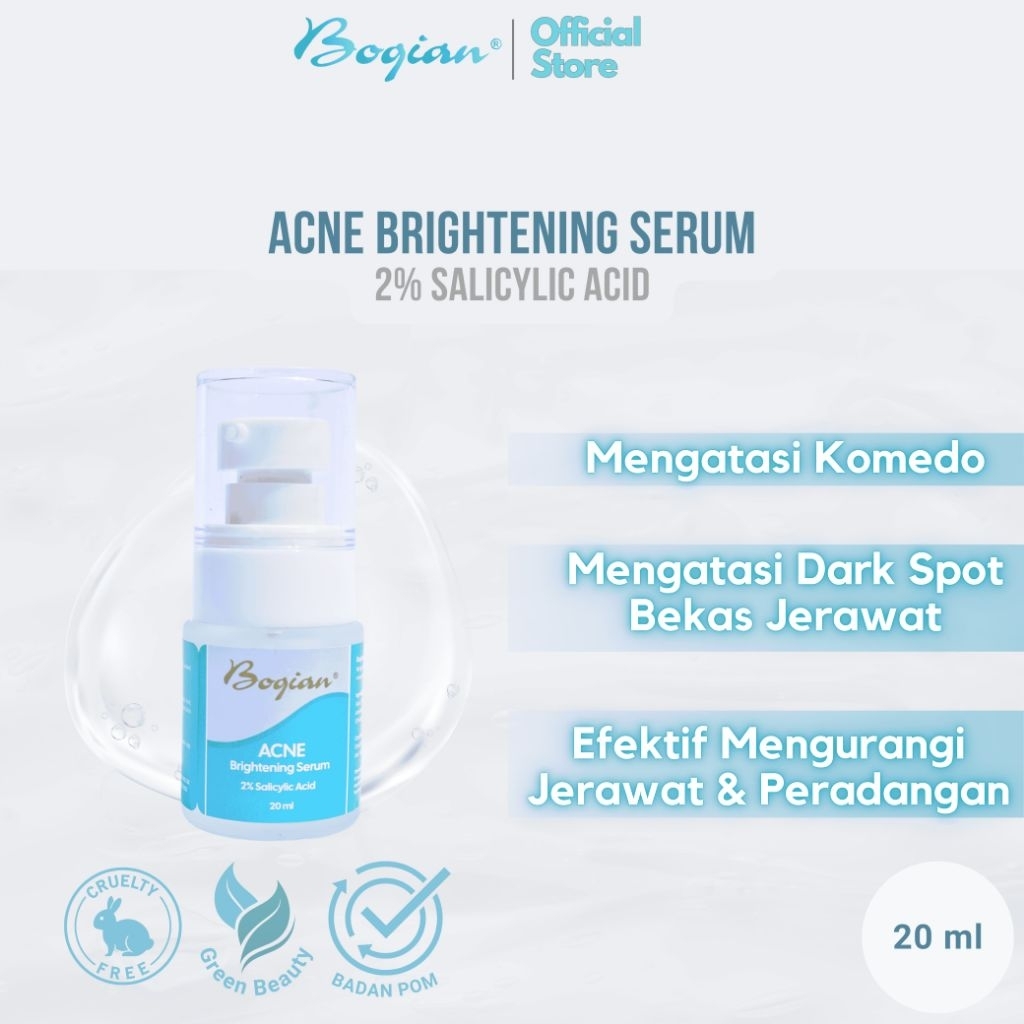 Boqian Serum Acne 2% Salicylic Acid Anti Acne dan Anti Inflamasi 15ml / 20ml (Bogian Serum Anti Acne