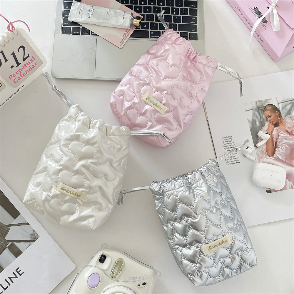 ELSA Pouch Hp dan Uang Puffy Pouch Hologram Makeup bag Travelling Korean Aesthetic Custom 56233