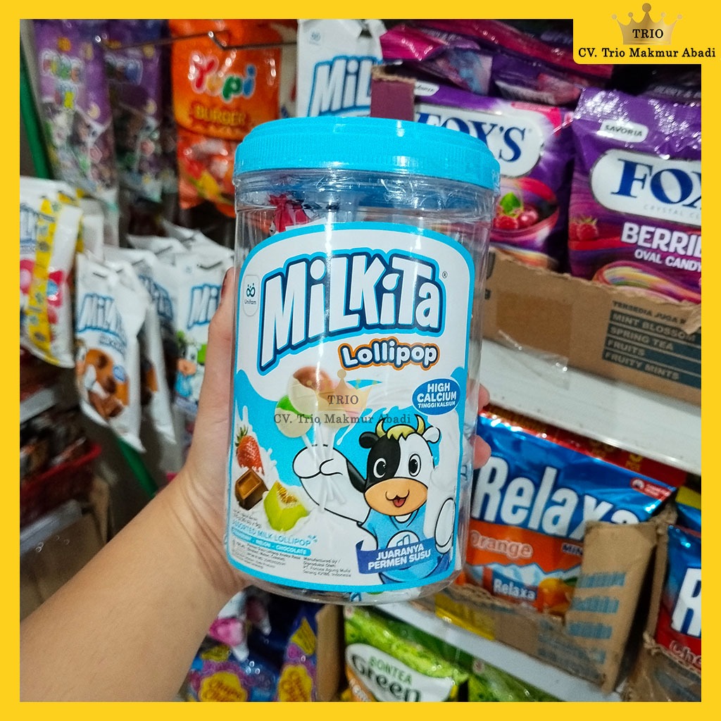 Milkita Lollipop Toples Isi 30s