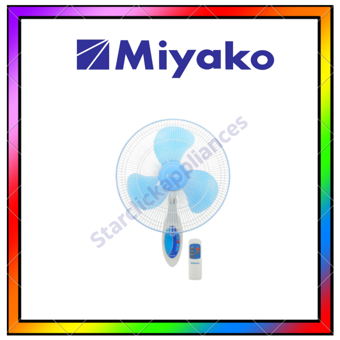 MIYAKO Kipas Dinding Remote KAW-1689 RC / KAW 1689 RC / KAW1689RC [Garansi Resmi]