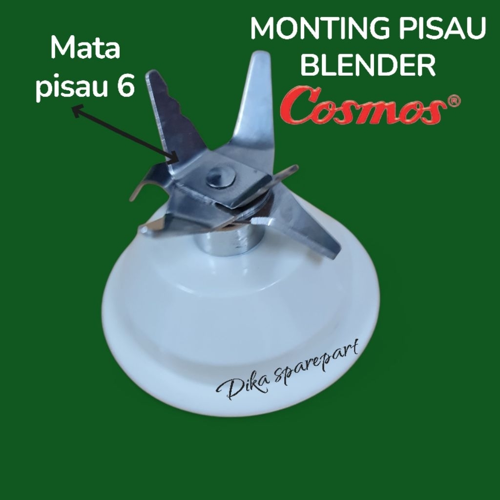 monting blender cosmos mata pisau 6