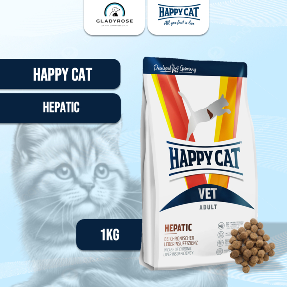 PROMO Original Makanan Kucing Happy Cat Vet Hepatic | Happy Cat Hepatic 1kg Kemasan Repack