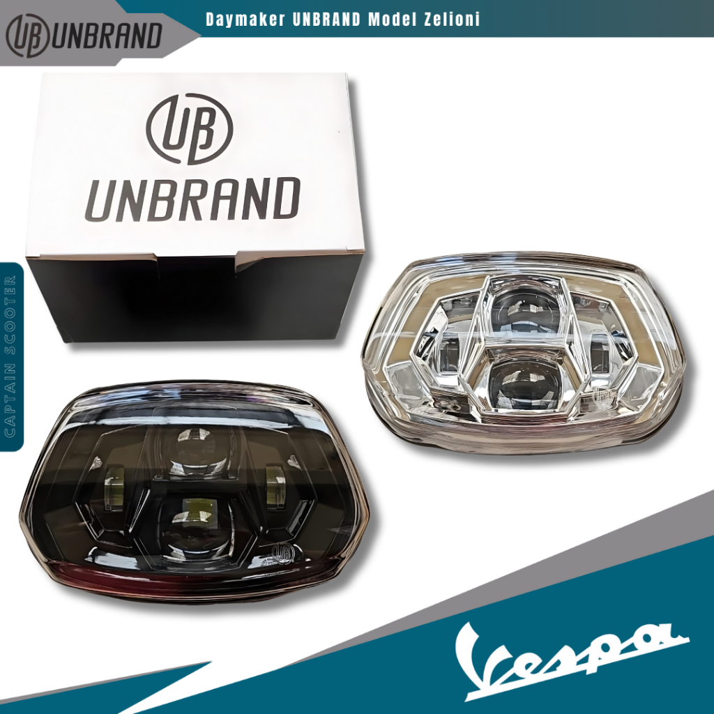 Lampu Depan Headlamp Daymaker UNBRAND Model Zelioni Vespa Sprint