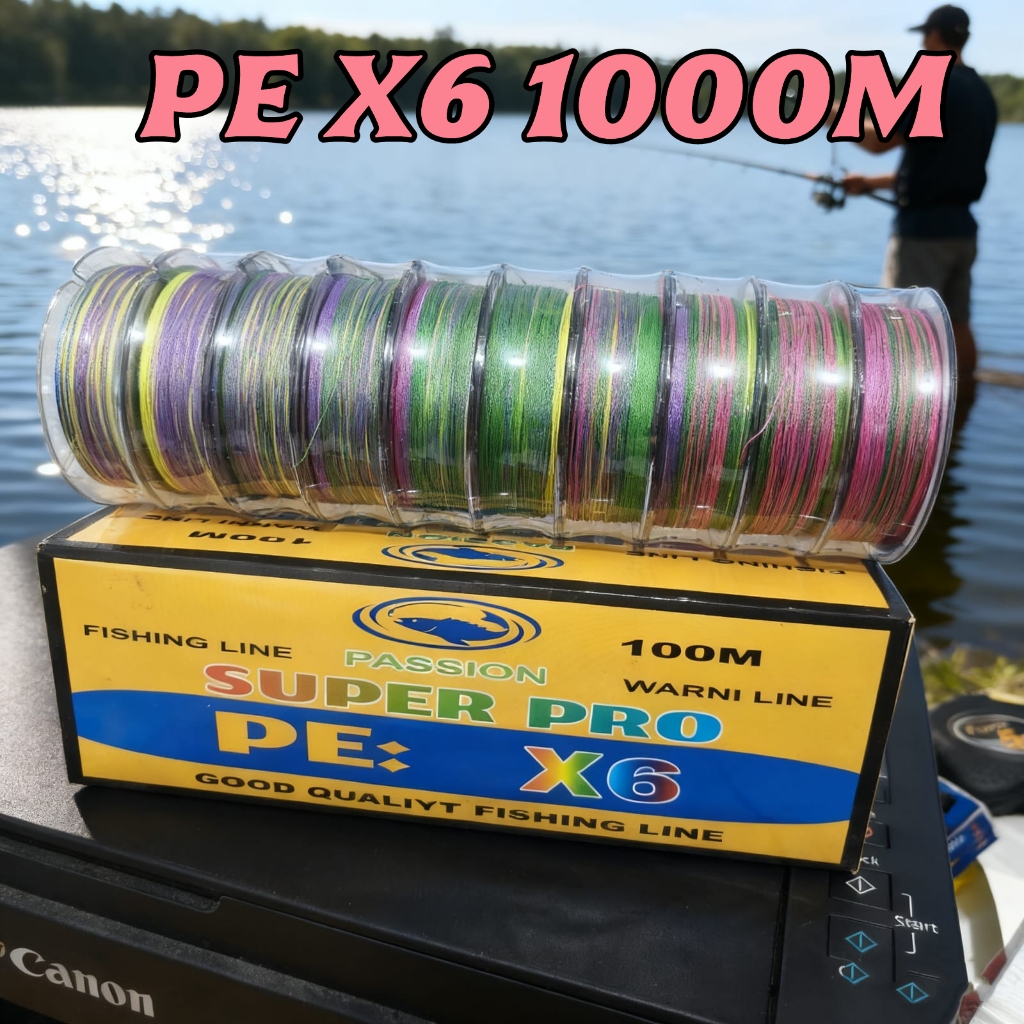 Senar Pancing PE X6 Power Libra Connecting 1000M / Tali PE Braid X6 Power Libra 1000 Meter
