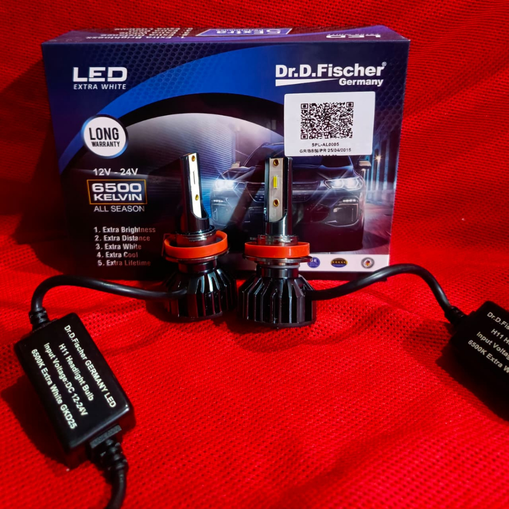 LED DR.D.FISCHER - 12V-24V 40 WATT 6500 KELVIN - WHITE H11