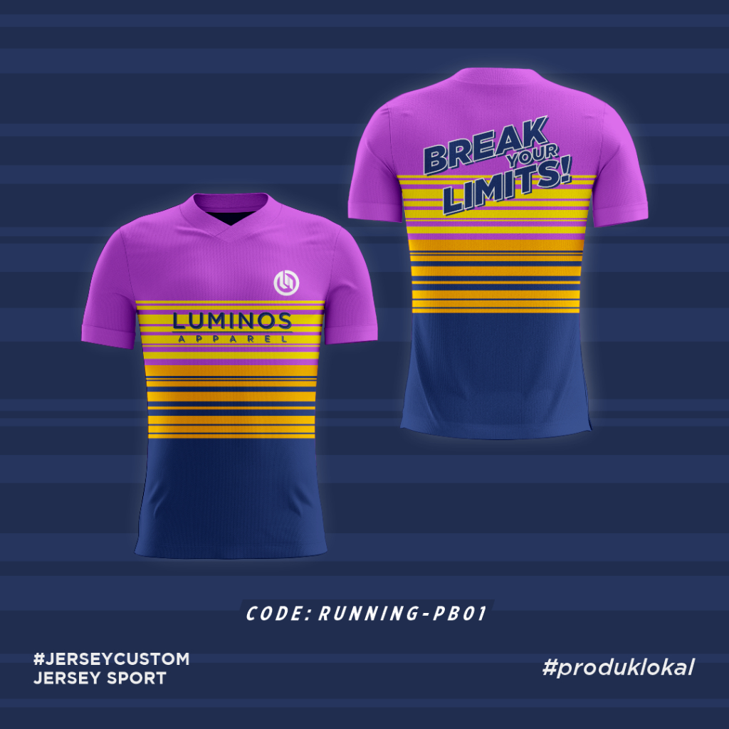 JERSEY RUNNING CUSTOM | JERSEY RUNNING | FREE DESIGN | JERSEY MURAH | JERSEY SPORT FREE TEMPLATE | R