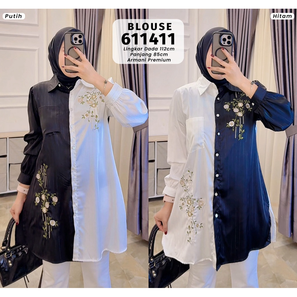 AMORA TUNIK WANITA TERBARU / TUNIK VIRAL / TUNIK SALUR MIX BRUKAT