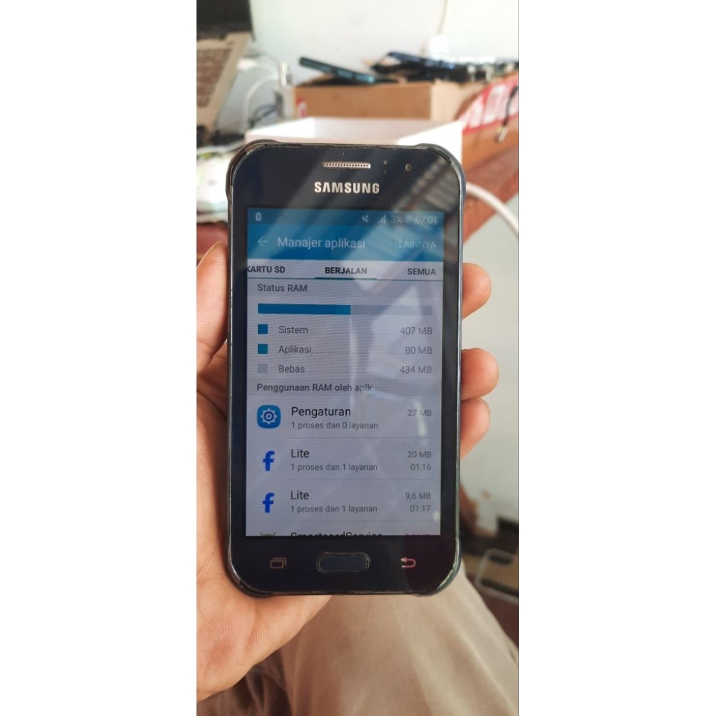 Samsung J1 ace 4G oled normal sekend bekas