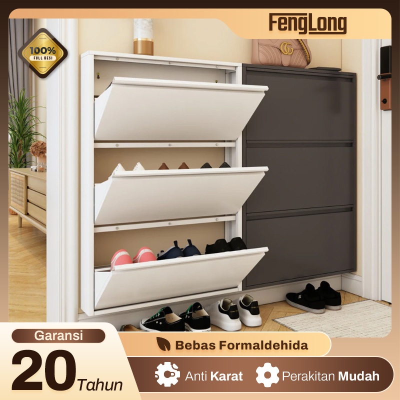 RAK SEPATU BESI - LEMARI SEPATU SUSUN TERTUTUP - RAK SEPATU BESI KUAT TEBAL RAK SEPATU TERTUTUP BESI